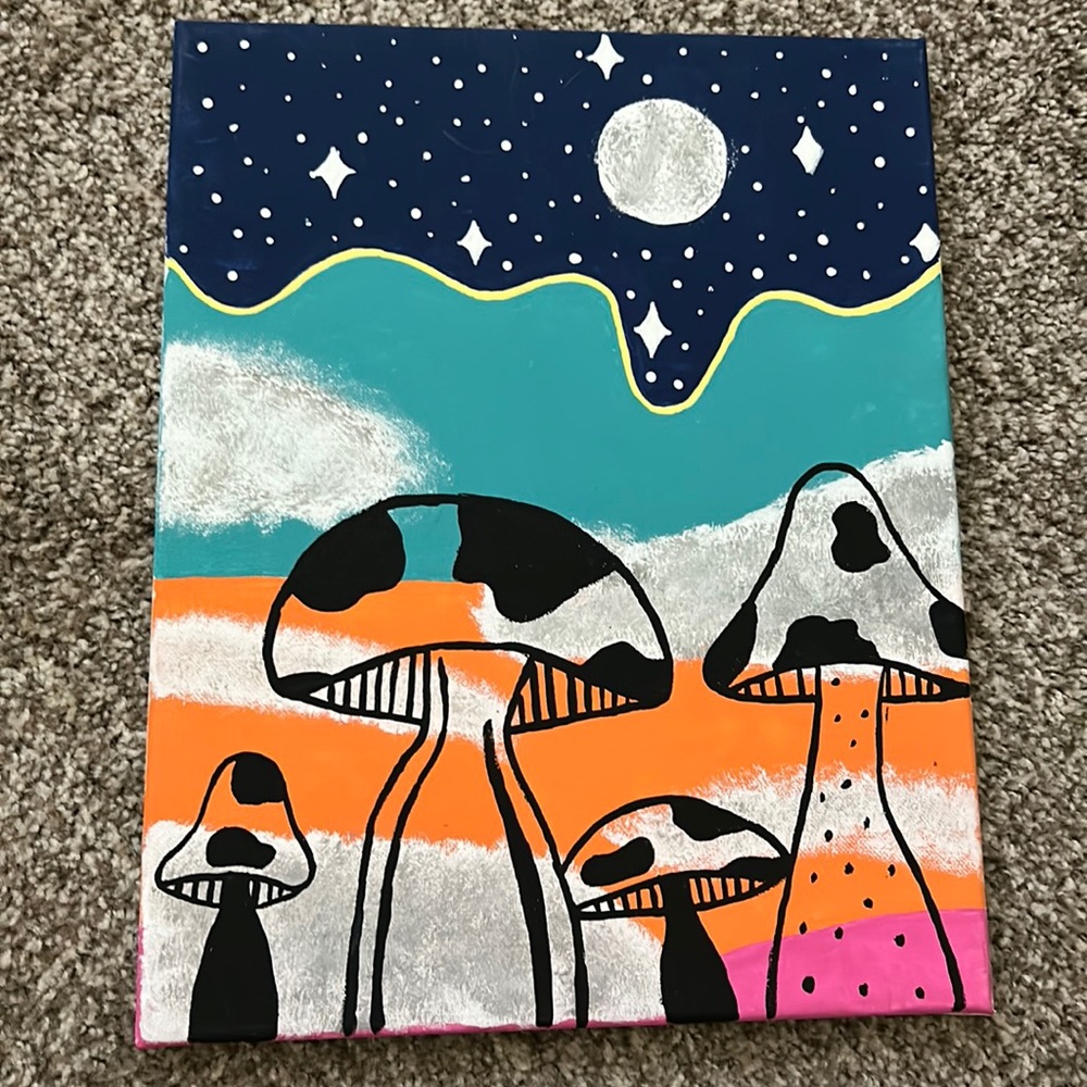 Mushroom Painting